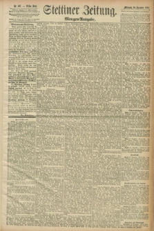 Stettiner Zeitung. 1891, Nr. 607 (30 Dezember) - Morgen-Ausgabe