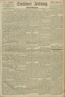 Stettiner Zeitung. 1892, Nr. 40 (25 Januar) - Abend-Ausgabe