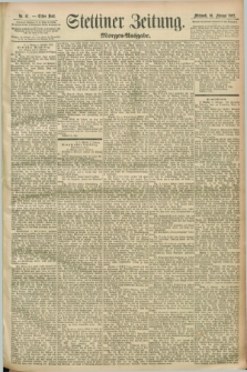 Stettiner Zeitung. 1892, Nr. 67 (10 Februar) - Morgen-Ausgabe