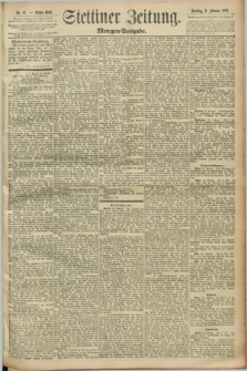 Stettiner Zeitung. 1892, Nr. 87 (21 Februar) - Morgen-Ausgabe