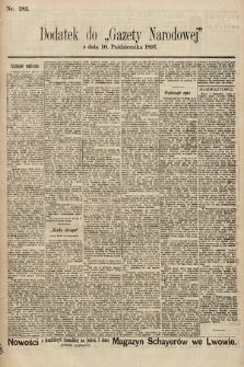 Gazeta Narodowa. 1897, nr 282