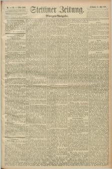 Stettiner Zeitung. 1892, Nr. 241 (25 Mai) - Morgen-Ausgabe