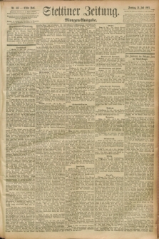 Stettiner Zeitung. 1892, Nr. 353 (31 Juli) - Morgen-Ausgabe