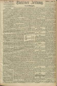 Stettiner Zeitung. 1892, Nr. 388 (20 August) - Abend-Ausgabe