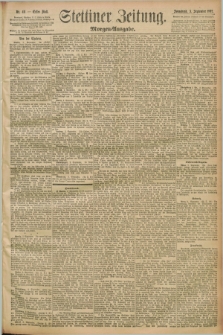 Stettiner Zeitung. 1892, Nr. 411 (3 September) - Morgen-Ausgabe