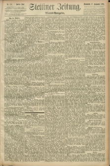 Stettiner Zeitung. 1892, Nr. 436 (17 September) - Abend-Ausgabe