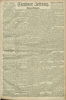 Stettiner Zeitung. 1892, Nr. 443 (22 September) - Morgen-Ausgabe