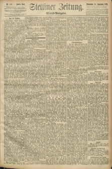 Stettiner Zeitung. 1892, Nr. 446 (24 September) - Abend-Ausgabe