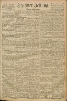 Stettiner Zeitung. 1892, Nr. 447 (24 September) - Morgen-Ausgabe