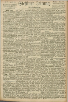 Stettiner Zeitung. 1892, Nr. 460 (1 Oktober) - Abend-Ausgabe