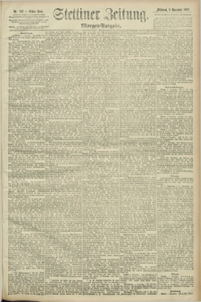 Stettiner Zeitung. 1892, Nr. 513 (2 November) - Morgen-Ausgabe