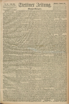 Stettiner Zeitung. 1892, Nr. 519 (5 November) - Morgen-Ausgabe