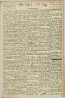 Stettiner Zeitung. 1892, Nr. 520 (5 November) - Abend-Ausgabe
