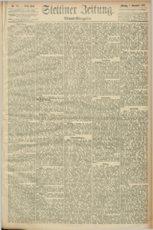 Stettiner Zeitung. 1892, Nr. 522 (7 November) - Abend-Ausgabe