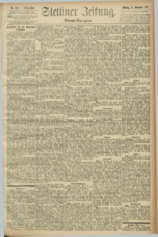 Stettiner Zeitung. 1892, Nr. 534 (14 November) - Abend-Ausgabe
