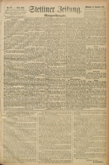 Stettiner Zeitung. 1892, Nr. 537 (16 November) - Morgen-Ausgabe