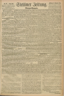 Stettiner Zeitung. 1892, Nr. 561 (30 November) - Morgen-Ausgabe