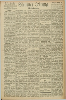 Stettiner Zeitung. 1892, Nr. 596 (20 Dezember) - Abend-Ausgabe