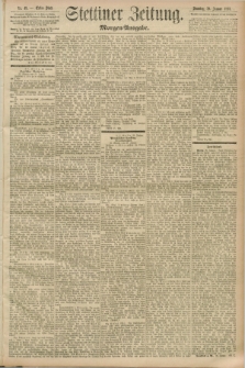 Stettiner Zeitung. 1893, Nr. 49 (29 Januar) - Morgen-Ausgabe
