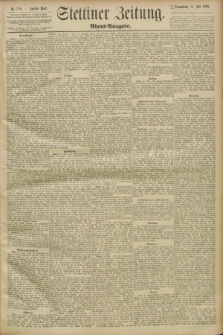 Stettiner Zeitung. 1893, Nr. 328 (15 Juli) - Abend-Ausgabe