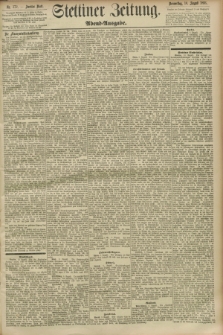 Stettiner Zeitung. 1893, Nr. 372 (10 August) - Abend-Ausgabe