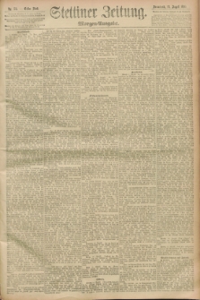 Stettiner Zeitung. 1893, Nr. 375 (12 August) - Morgen-Ausgabe