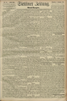 Stettiner Zeitung. 1893, Nr. 412 (2 September) - Abend-Ausgabe