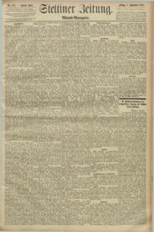 Stettiner Zeitung. 1893, Nr. 422 (8 September) - Abend-Ausgabe