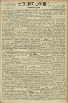 Stettiner Zeitung. 1893, Nr. 528 (9 November) - Abend-Ausgabe