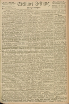 Stettiner Zeitung. 1893, Nr. 537 (15 November) - Morgen-Ausgabe