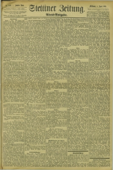 Stettiner Zeitung. 1894, Nr. 155 (4 April) - Abend-Ausgabe