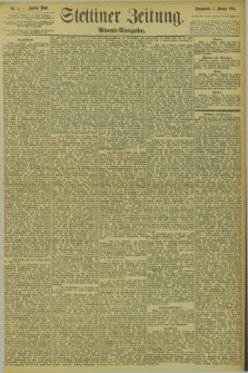 Stettiner Zeitung. 1895, Nr. 8 (5 Januar) - Abend-Ausgabe