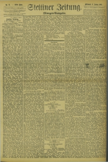 Stettiner Zeitung. 1895, Nr. 13 (9 Januar) - Morgen-Ausgabe