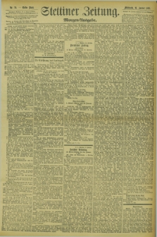 Stettiner Zeitung. 1895, Nr. 25 (16 Januar) - Morgen-Ausgabe