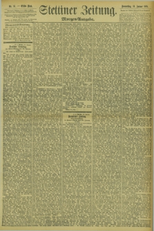 Stettiner Zeitung. 1895, Nr. 51 (31 Januar) - Morgen-Ausgabe