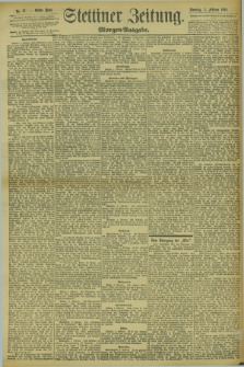 Stettiner Zeitung. 1895, Nr. 57 (3 Februar) - Morgen-Ausgabe