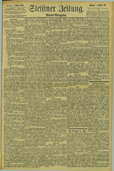 Stettiner Zeitung. 1895, Nr. 60 (5 Februar) - Abend-Ausgabe