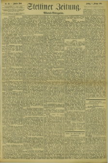 Stettiner Zeitung. 1895, Nr. 66 (8 Februar) - Abend-Ausgabe