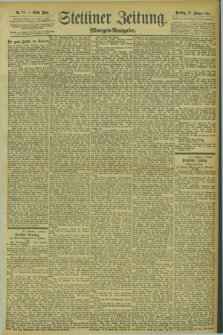 Stettiner Zeitung. 1895, Nr. 71 (12 Februar) - Morgen-Ausgabe