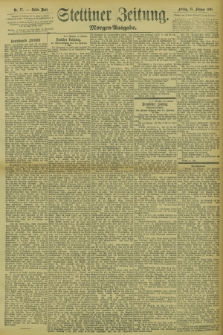 Stettiner Zeitung. 1895, Nr. 77 (15 Februar) - Morgen-Ausgabe