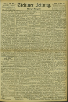 Stettiner Zeitung. 1895, Nr. 83 (19 Februar) - Morgen-Ausgabe