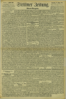 Stettiner Zeitung. 1895, Nr. 88 (21 Februar) - Abend-Ausgabe