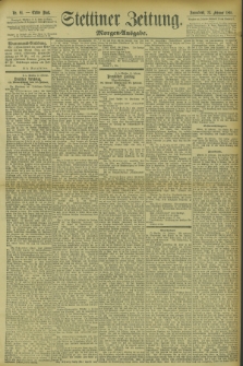 Stettiner Zeitung. 1895, Nr. 91 (23 Februar) - Morgen-Ausgabe