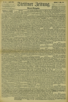 Stettiner Zeitung. 1895, Nr. 110 (6 März) - Morgen-Ausgabe