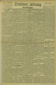 Stettiner Zeitung. 1895, Nr. 144 (26 März) - Abend-Ausgabe
