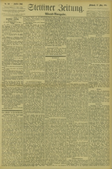 Stettiner Zeitung. 1895, Nr. 146 (27 März) - Abend-Ausgabe