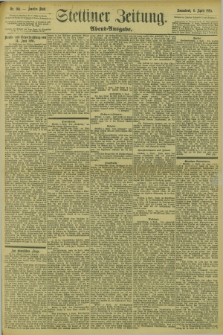 Stettiner Zeitung. 1895, Nr. 164 (6 April) - Abend-Ausgabe