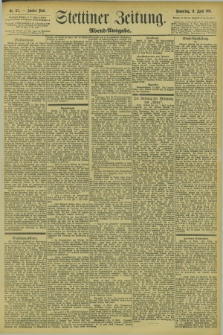 Stettiner Zeitung. 1895, Nr. 172 (11 April) - Abend-Ausgabe