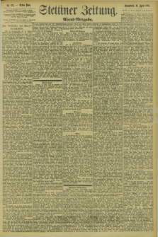 Stettiner Zeitung. 1895, Nr. 174 (13 April) - Abend-Ausgabe