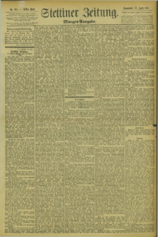 Stettiner Zeitung. 1895, Nr. 195 (27 April) - Morgen-Ausgabe
